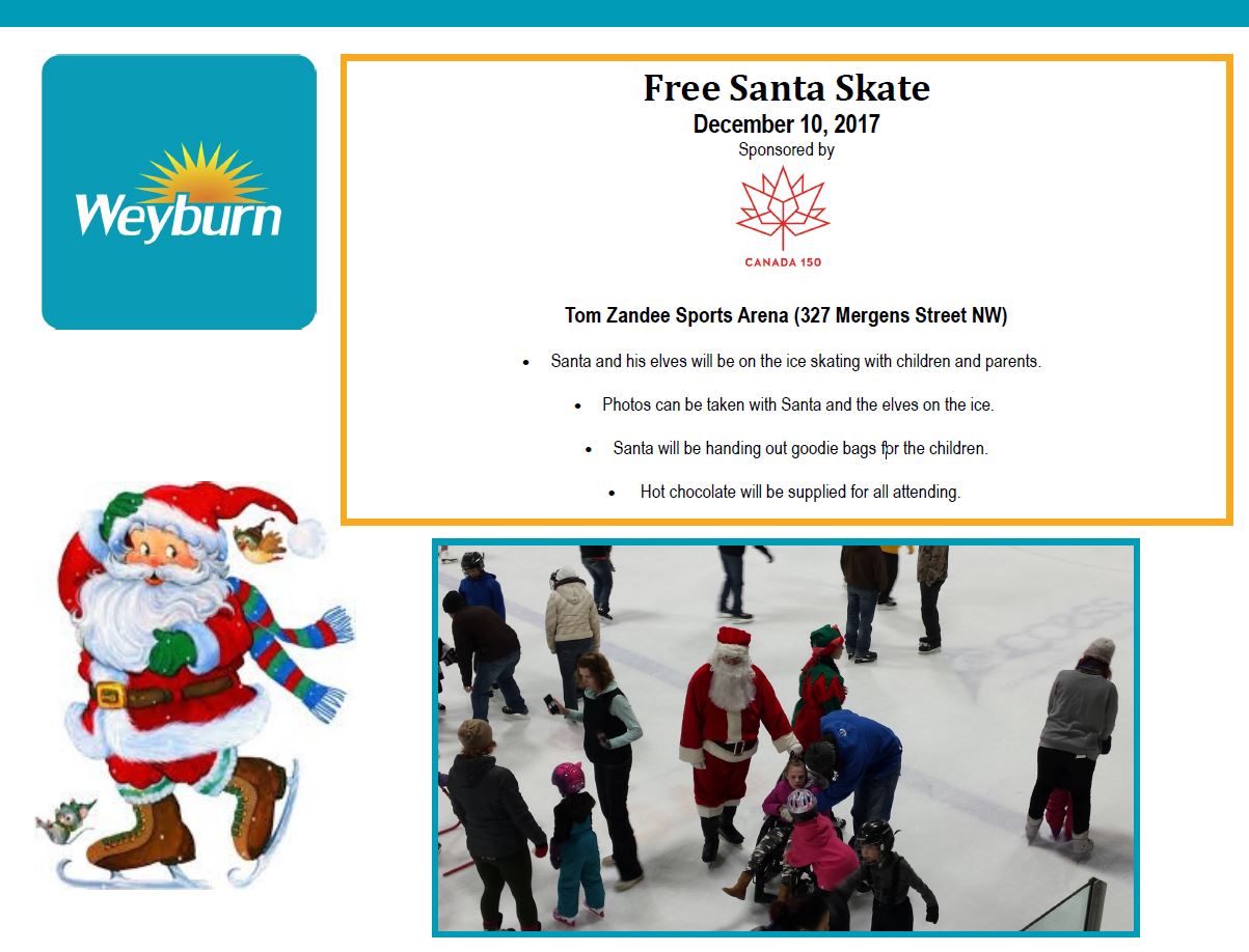 FREE Santa Skate Weyburn, Saskatchewan
